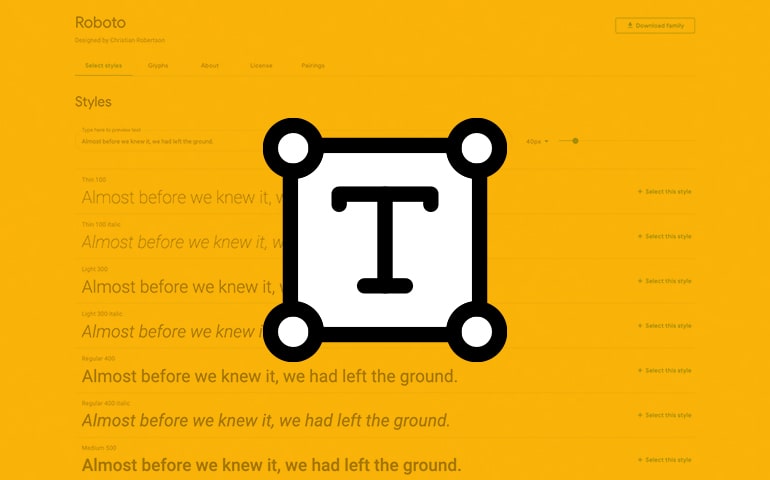 Web Design: Choosing Fonts