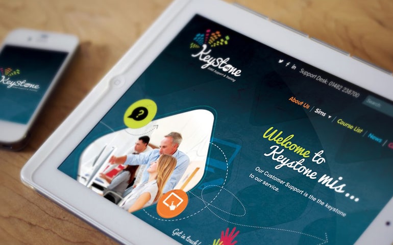 Keystone - Trendy Website Design