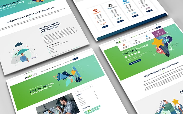 HA247 - Website Layout concepts