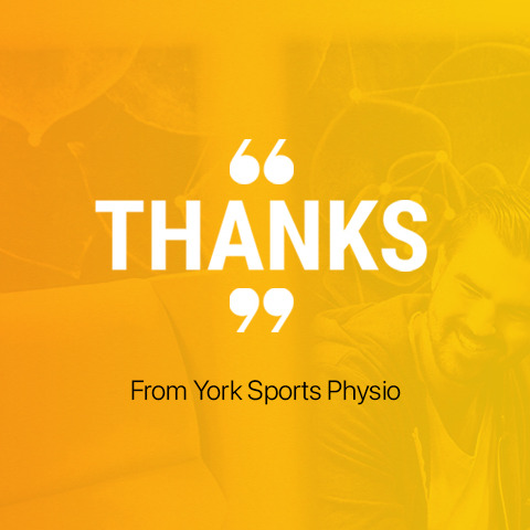 York Sports Physio - Thank you