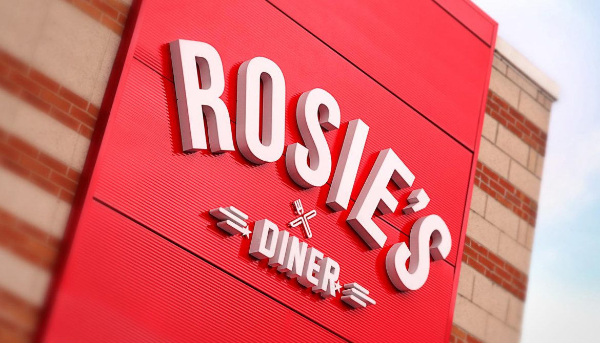 Rosie's Diner - Outside Signage