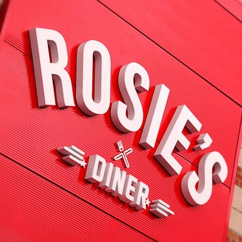 Rosie's Diner - Outside Signage