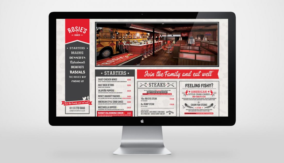 Rosie's Diner - Website