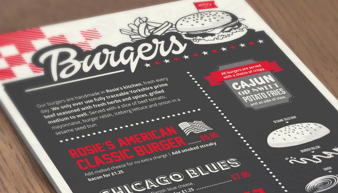 Rosie's Diner - Menu