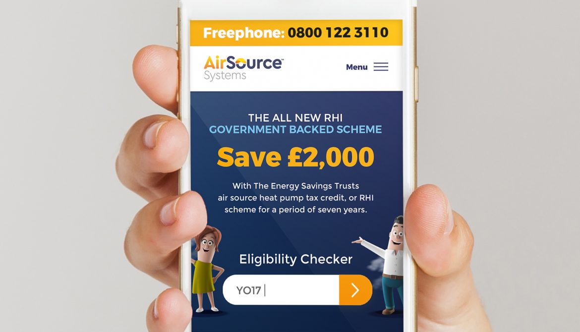 AirSource - Website on Mobile