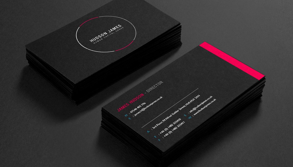 Hudson James - Business Cards