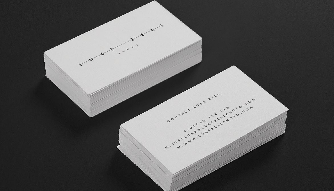 Luke bell Photography - Business Cards