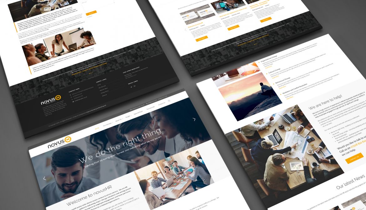 Novus HR - Website Mock-up
