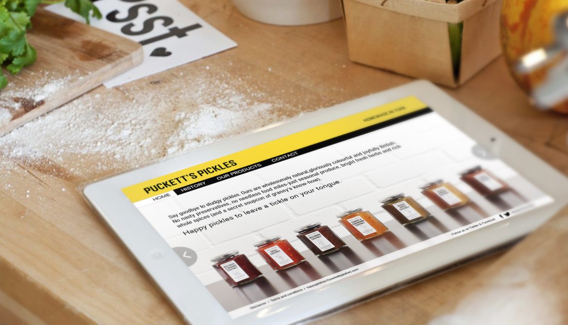 Puckett's pickles - Website