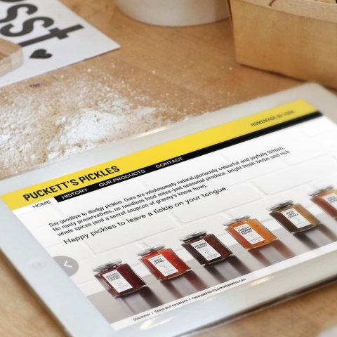 Puckett's pickles - Website