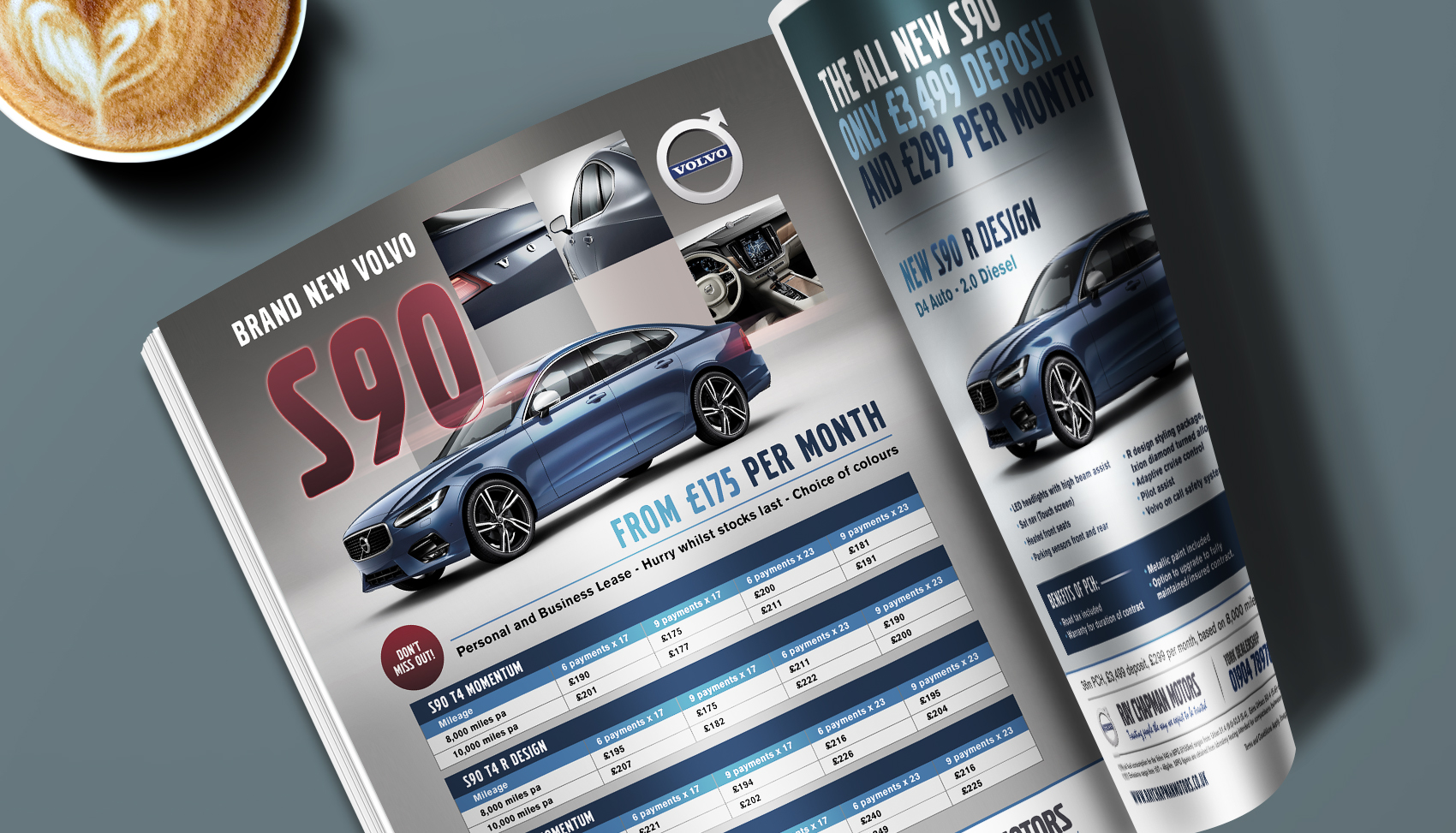 Volvo magazine design
