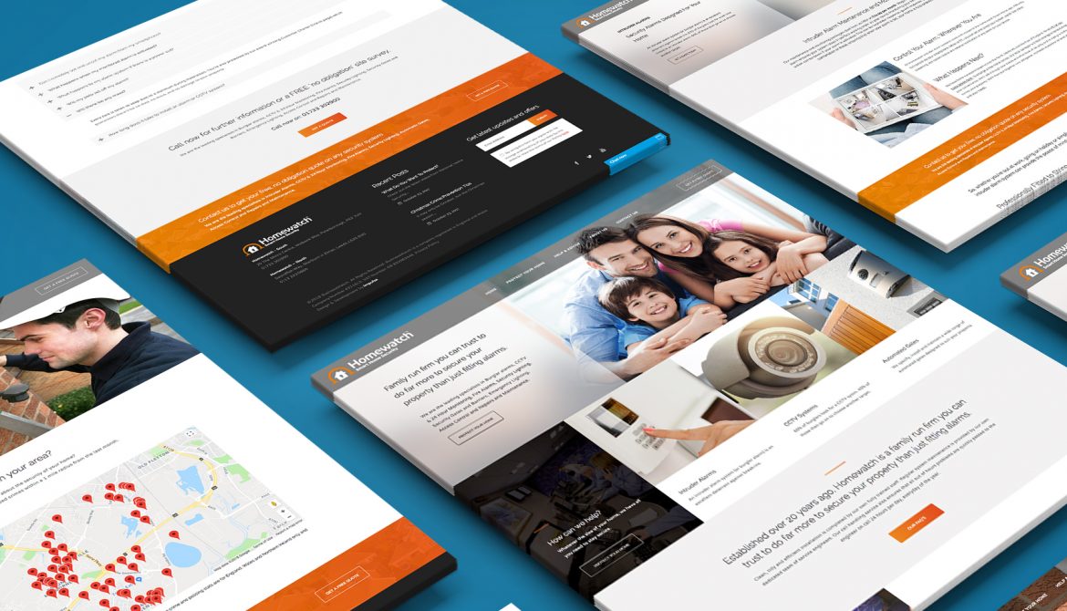 Homewatch - Website Mock-up