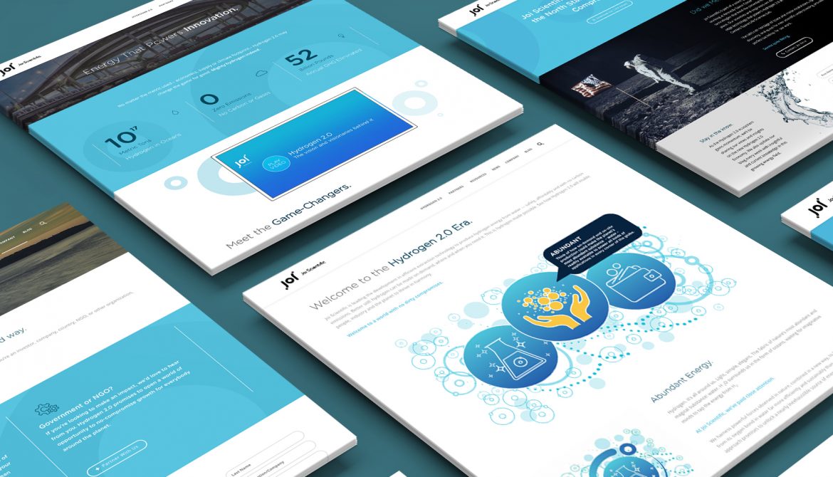 Joi Scientific - Website Mock-up