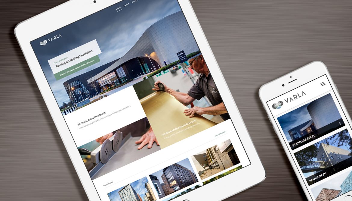 Varla - Website on Mobile