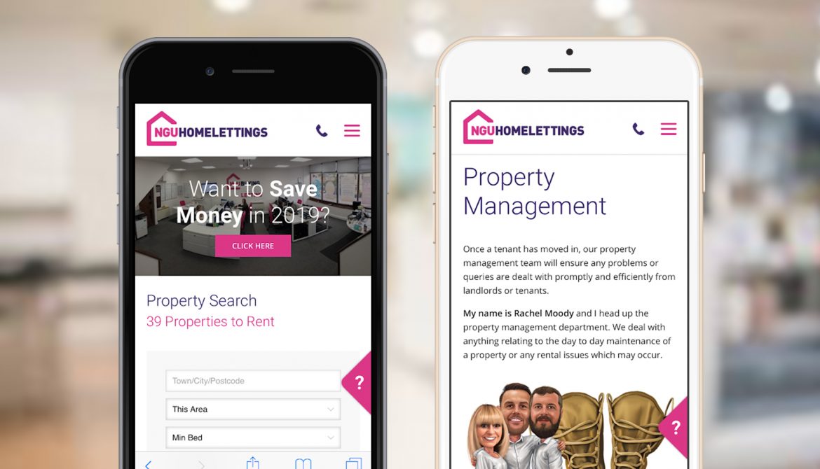 NGU - Website on Mobile
