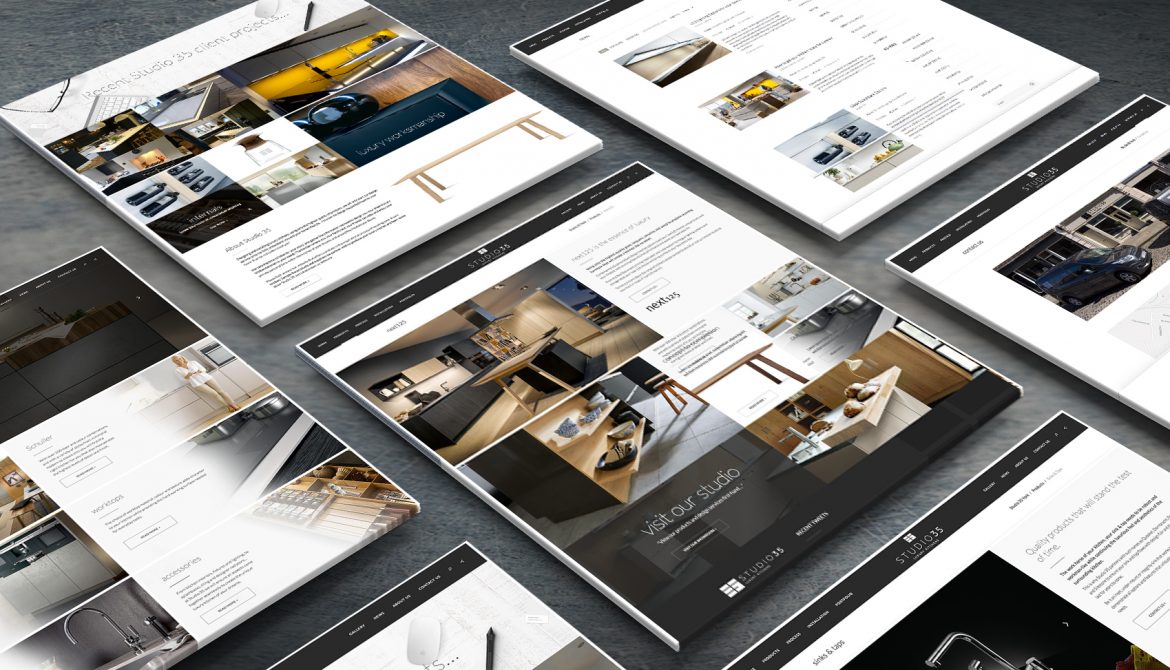 Studio 35 - Website Mock-up