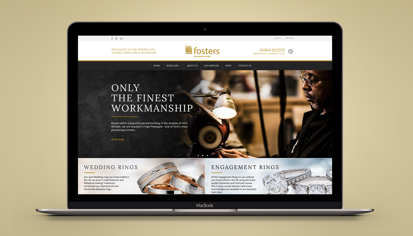 http://Fosters%20Jewellery%20-%20Website%20on%20Laptop