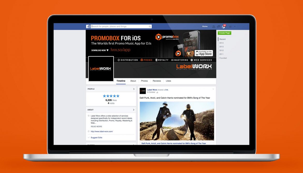 LabelWorx - Facebook Artwork