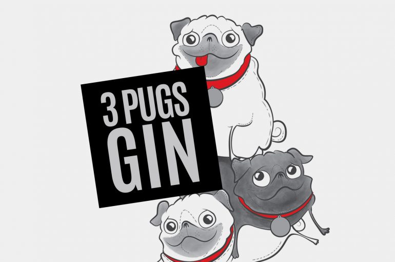 3 Puggs Gin - New Logo