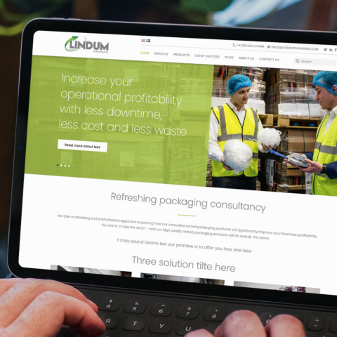 Lindum Packaging new website
