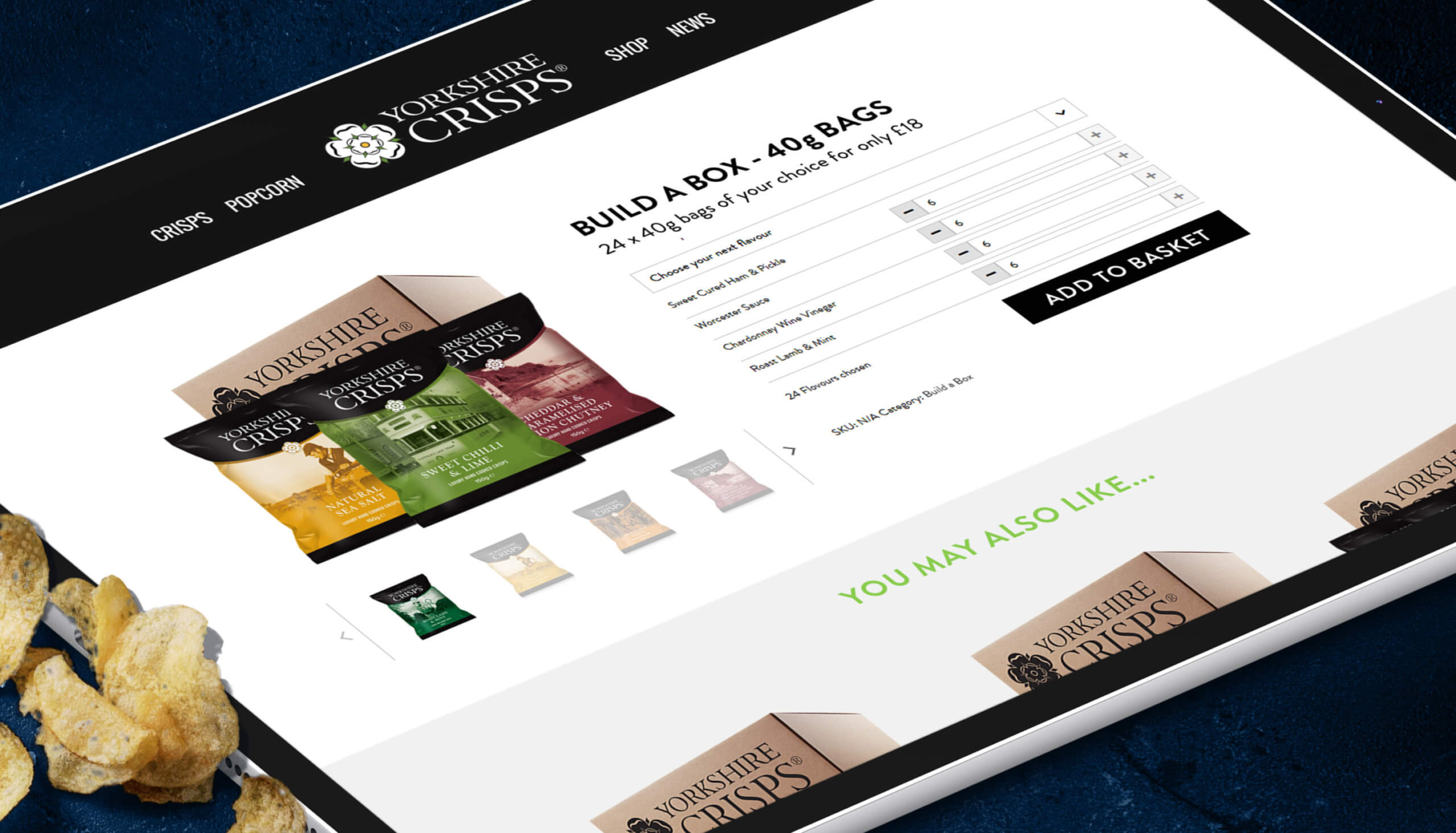 Yorkshire Crisps - New Website