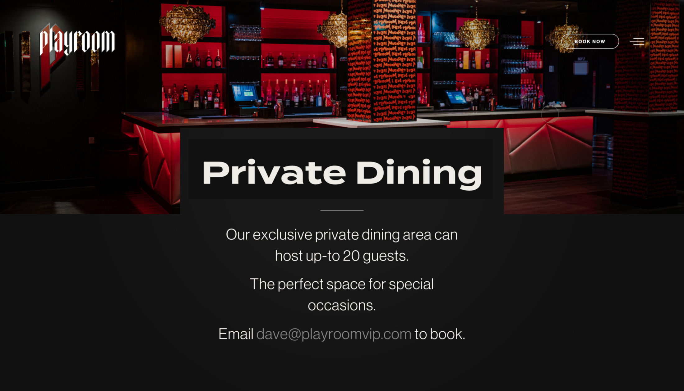 Playroom Private Dining Leeds